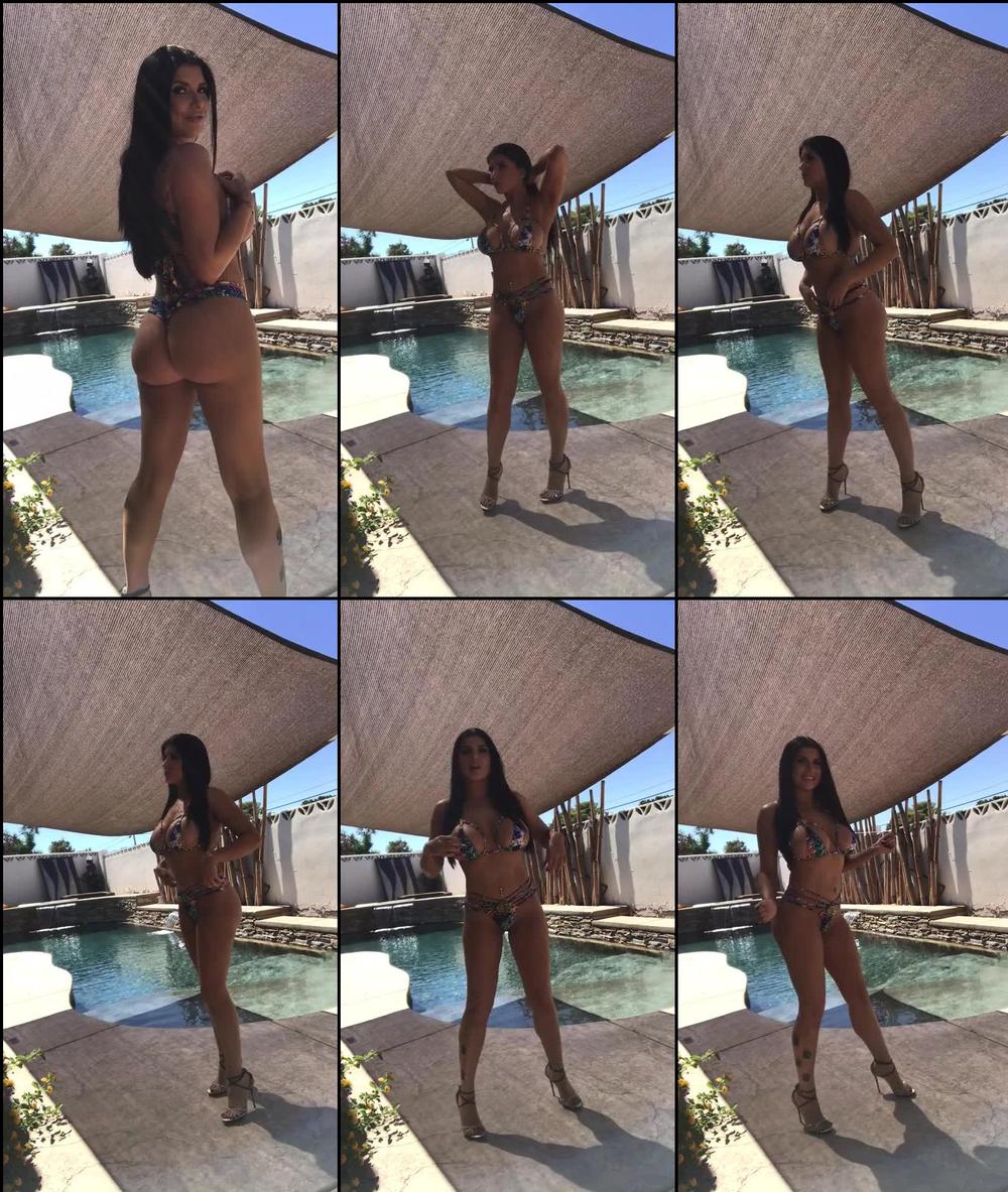 romi_rain 02 07 2017 2201331 When a thong bikini is the only way..
