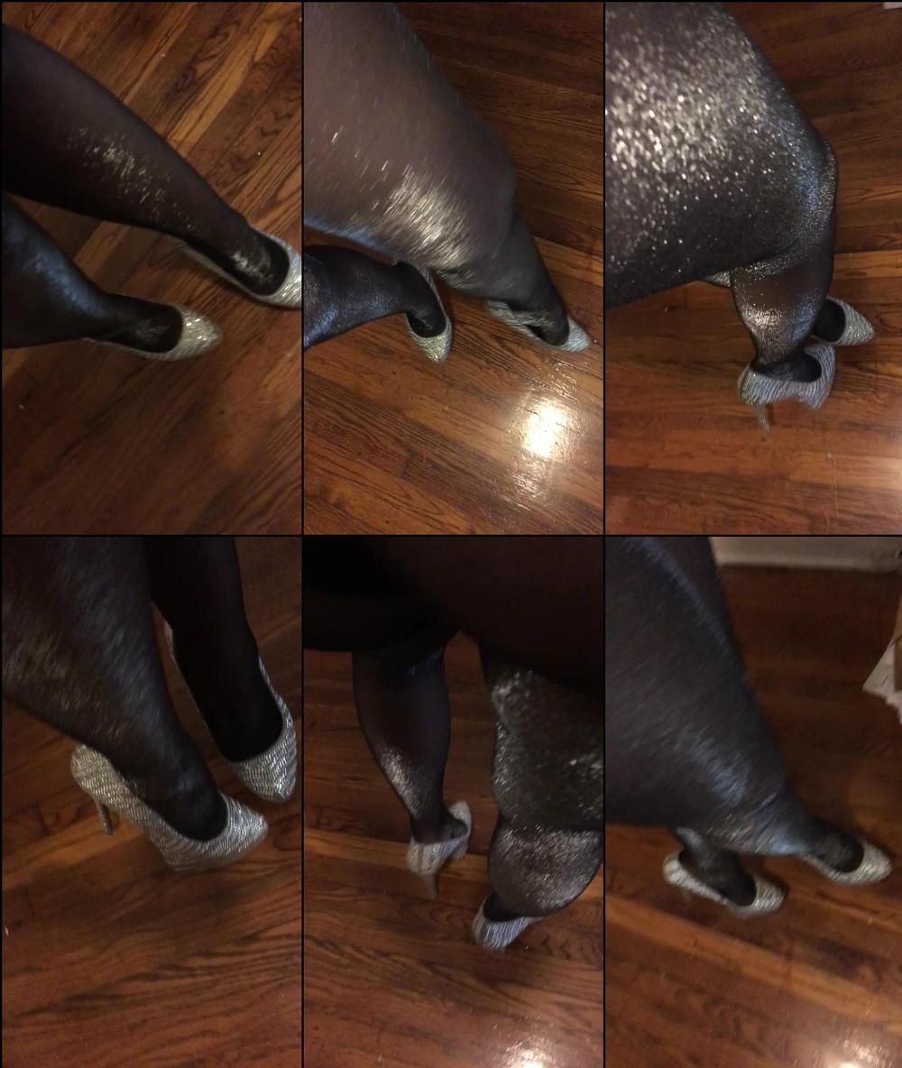 mswhitneymorgan 11 07 2017 2388809 A little super shiny pantyhose   crystal highheels tease 