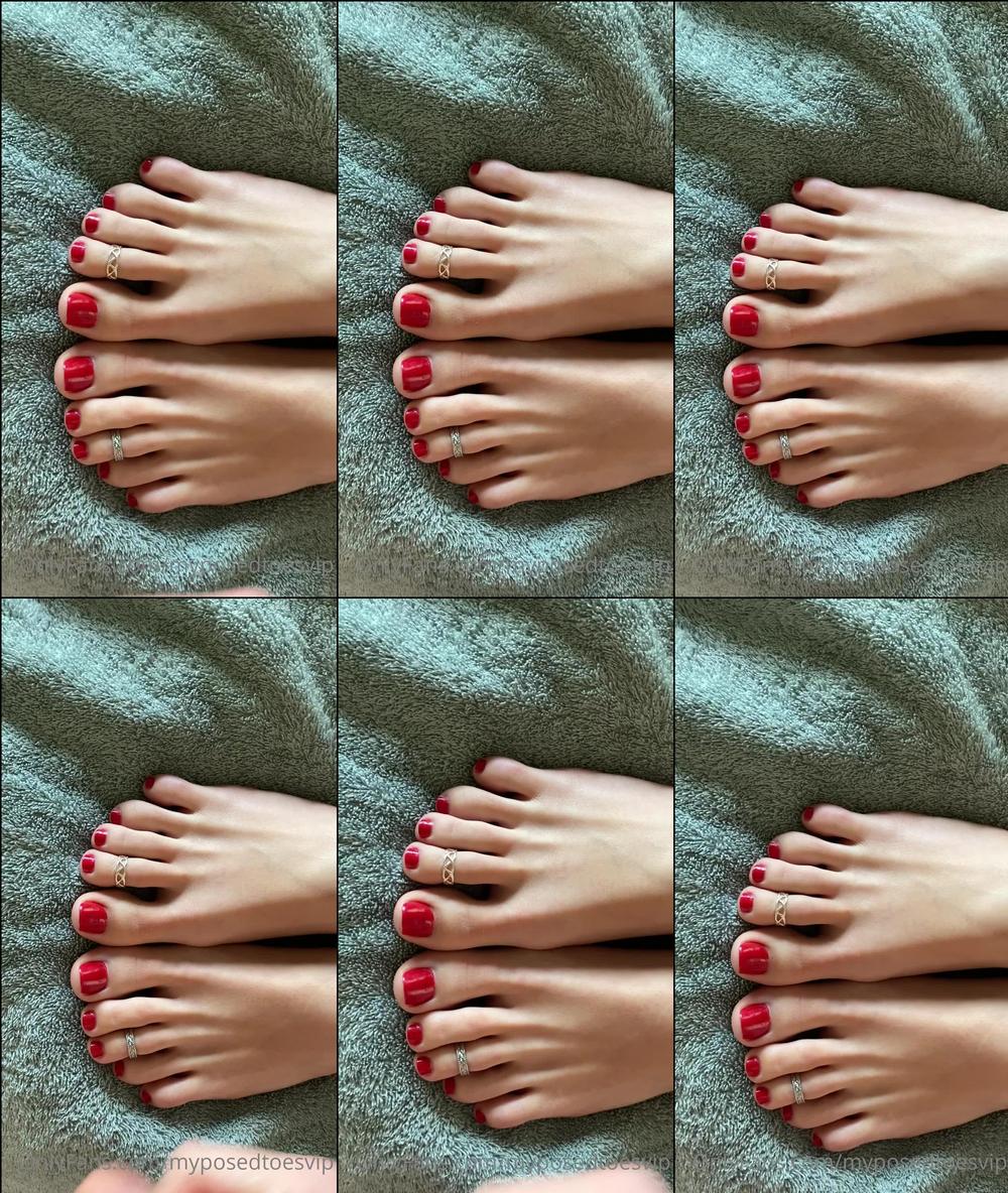 myposedtoesvip 27 10 2022 2656988267 Because someone so kindly requested that I post a red toes set  Here you go  Enjoy  