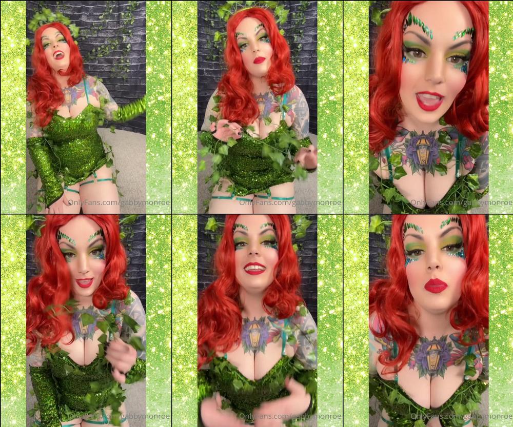 gabbymonroe 08 05 2022 2447549690 Fuckin with Batman, Poison Ivy Cumshow  Go on Batman wake up, that flower couldn't