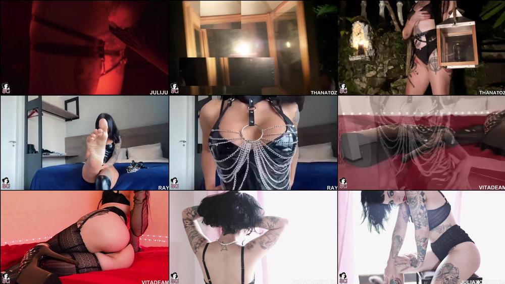 suicidegirls 326319728 2022 05 17 Goth queens for our May video contest!  Vote now by liking your favorite spooky SuicideGirl and Hop