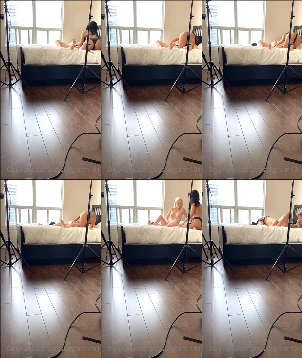 crystalstorm101 03 08 2020 640148144 BTS from the strap on video ft @jisellynn 