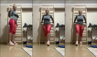 mikagray 20337218 coz u guys wanted to see me workout . 2.here is a bit of finnale workout . 2.streching love u all my fans 2 (mikagray)