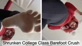 Shrunken College Class Barefoot Crush - March 19, 2024 (Yourhikerbabe)