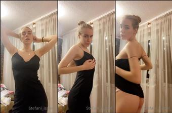 stefani isabel 40667291 did a nice make up yesterday did wear a nice dress and shoot for u few nice pics hope u like me in such elegant dress 1 (stefani_isabel_)