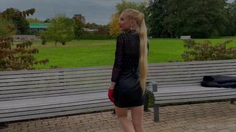 annabellement 02 06 2022 2473679346 black body mat tights and black high heels vs. ballerinas with fur jacket video 8 38min (annabellement)