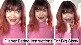 Diaper Eating Instructions For Big Sissy - June 14, 2024 (Yourhikerbabe)
