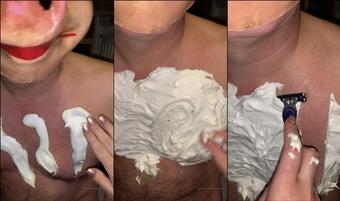 lady__annabelle 05 12 2019 98516271 Start shaving him hairy chest  My  (lady__annabelle)