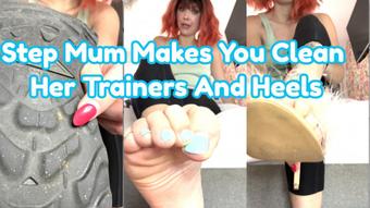 Step Mum Makes You Clean Her Trainers And Heels - August 10, 2024 (Yourhikerbabe)