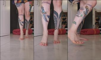 neralunaeclipse 1147630237 walking on my tippy toes admire my calves and my cute little toes i know you want to lick them  (neralunaeclipse)