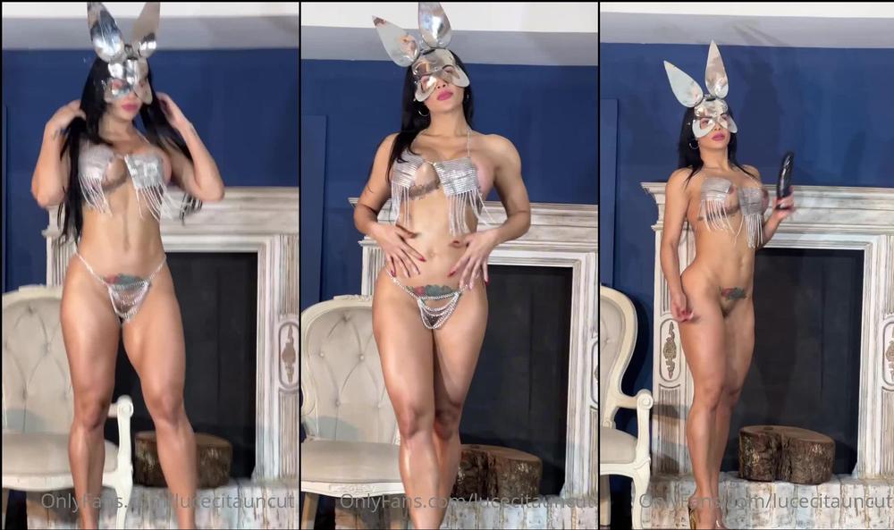 lucecitauncut 667255385 2023 07 18 Exxxtra long preview to get you nice and hard and ready to CUM LOADS  to this horny silver bunny  