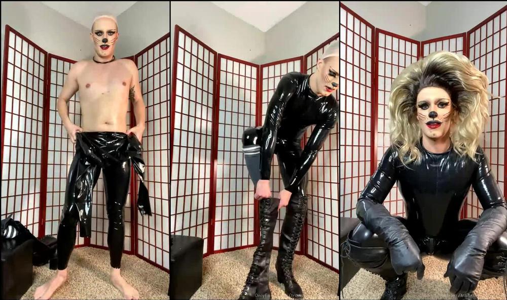 transfemdomqueen 02 01 2022 2318068294 stream started at 01 02 2022 04 23 pm latex catsuit