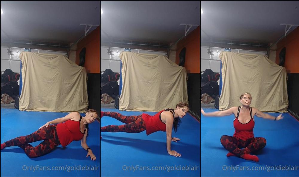 goldieblair 06 01 2022 2322075555 add labels goldieblair cum workout with me happy new