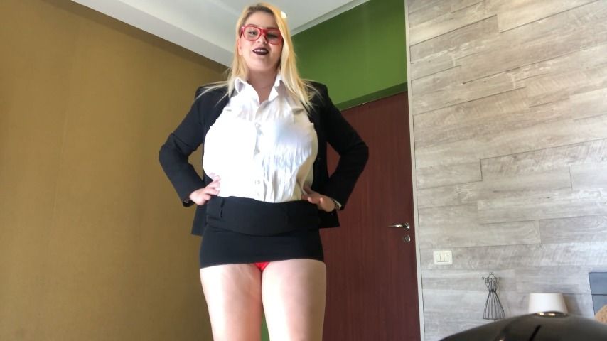 Horny secretary strips on coffee break - January 19, 2022