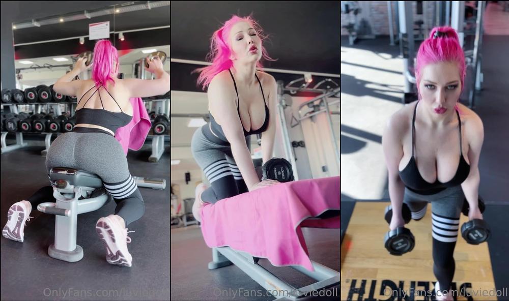 luviedoll 561513777 2023 04 05 watch me working out for you. if you want to see me working out in my hot pvc outfit please leave 