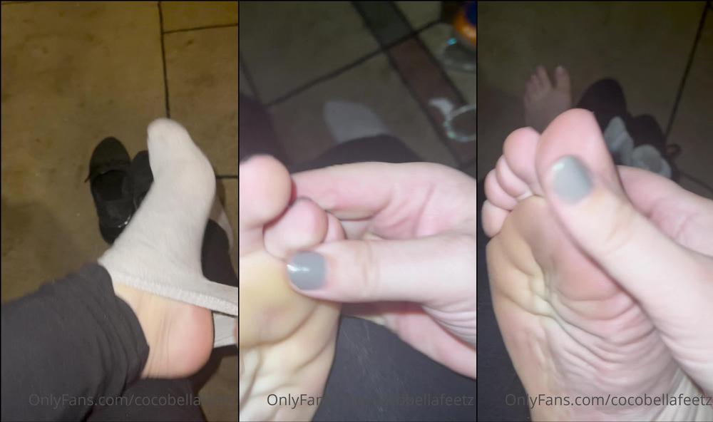 cocobellafeetz 08 10 2021 2241295636 After working 12 hoursâ¦.toe jam sweaty smelly feetâ¦mailing these bad boys out    
