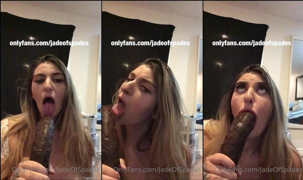 jadeofspades 07 06 2020 402314201 fuuuuck i miss gagging on bbc like this those of you bulls can imagine me getting sloppy