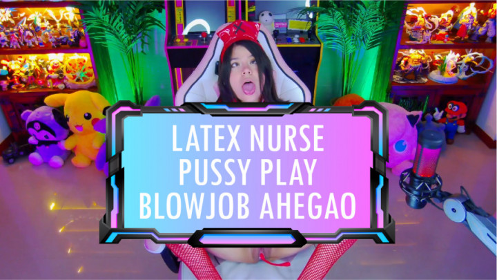 Latex nurse pussy play blowjob and ahegao - July 10, 2024