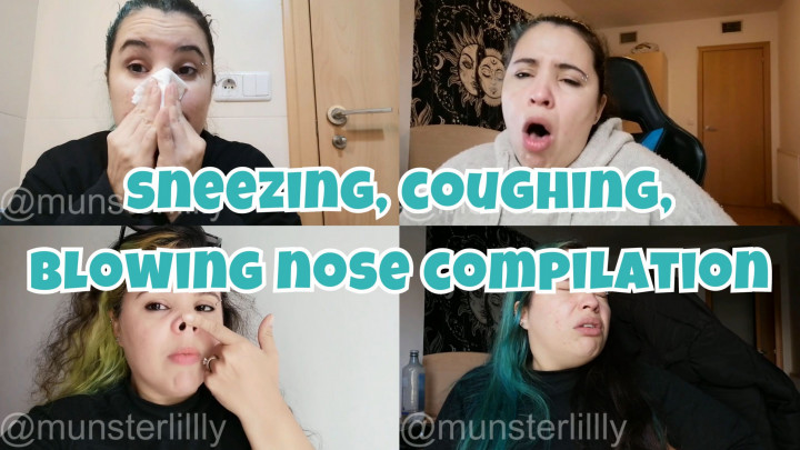 Sneezing, Coughing, Nose Blowing Compilation - January 29, 2024
