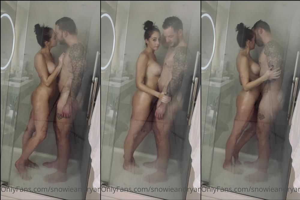 snowieandryan 04 12 2021 2288273109 Nothing like sudsy shower to end a date night with some intense sex, am I right Something