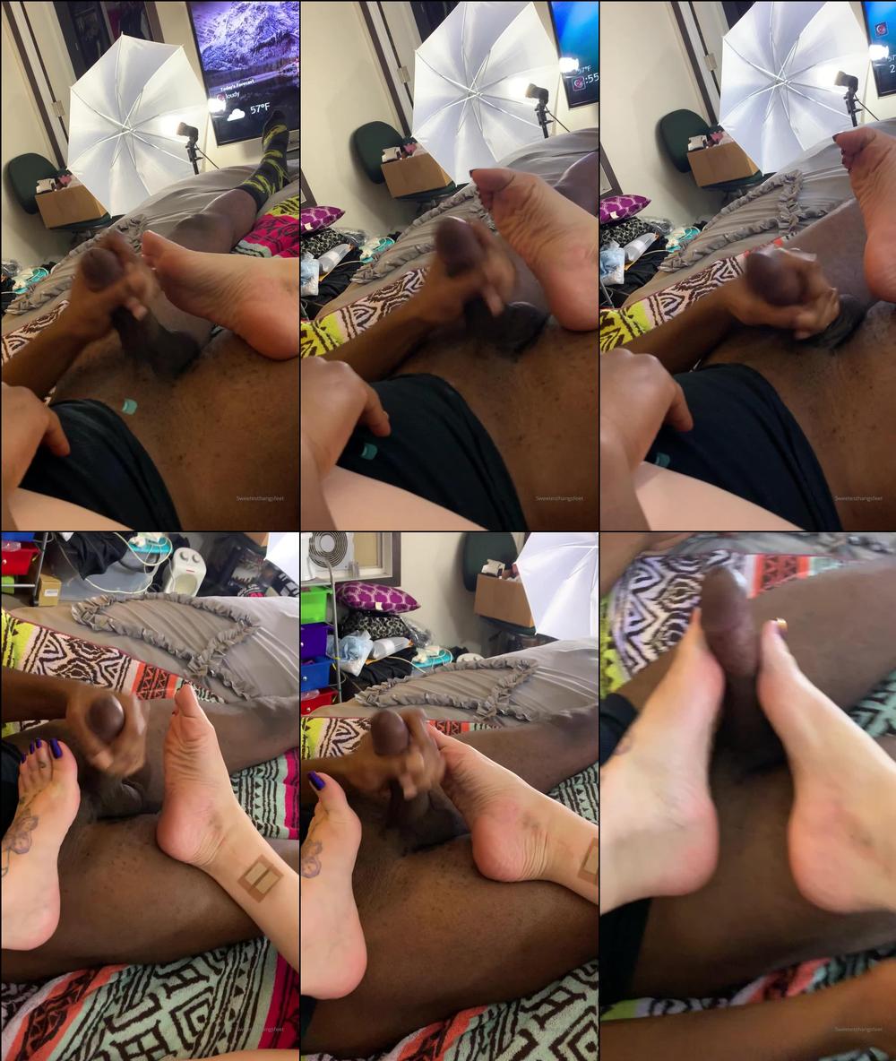 sweetesthangsfeet 07 10 2019 68683521 He likes to jack off in my feet.. only posting this one here for My Only Fans