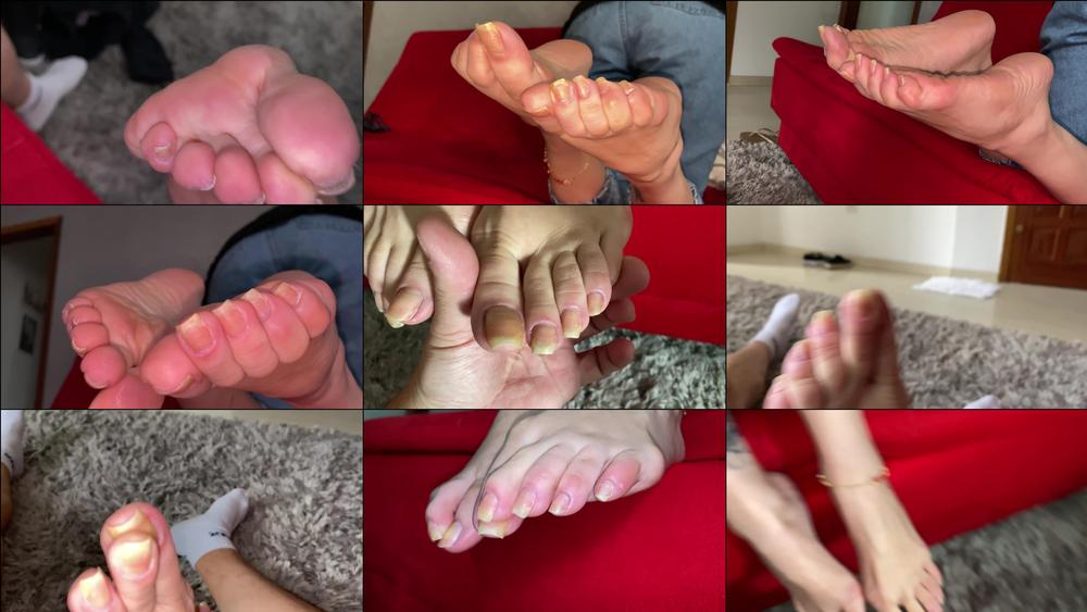 LONG TOENAILS TEASE AND JERK OFF - March 31, 2023