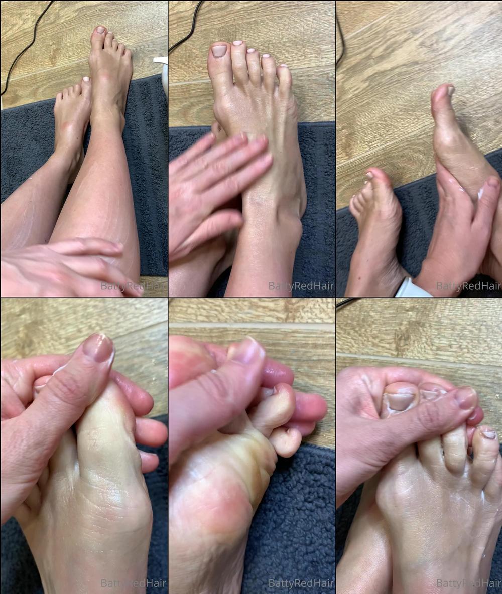 battyredhair 27 04 2021 2094086323 After the bath, I will definitely smear my feet with cream and oil so that they are soft