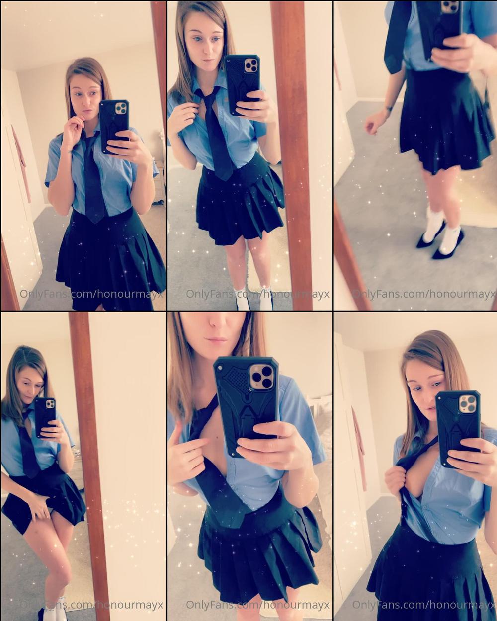 honourmayx 27 01 2021 2018109497 Cheeky video of me in my uniform hehe....