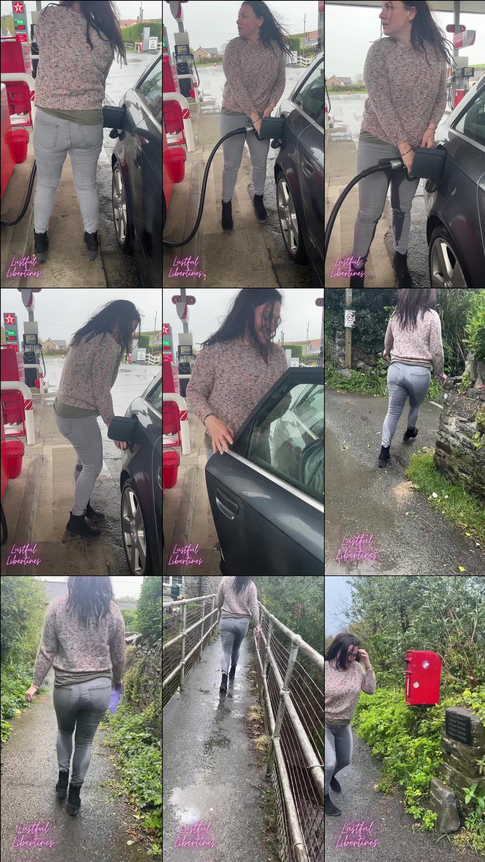 Wetting my jeans at the gas station & running errands - May 01, 2024