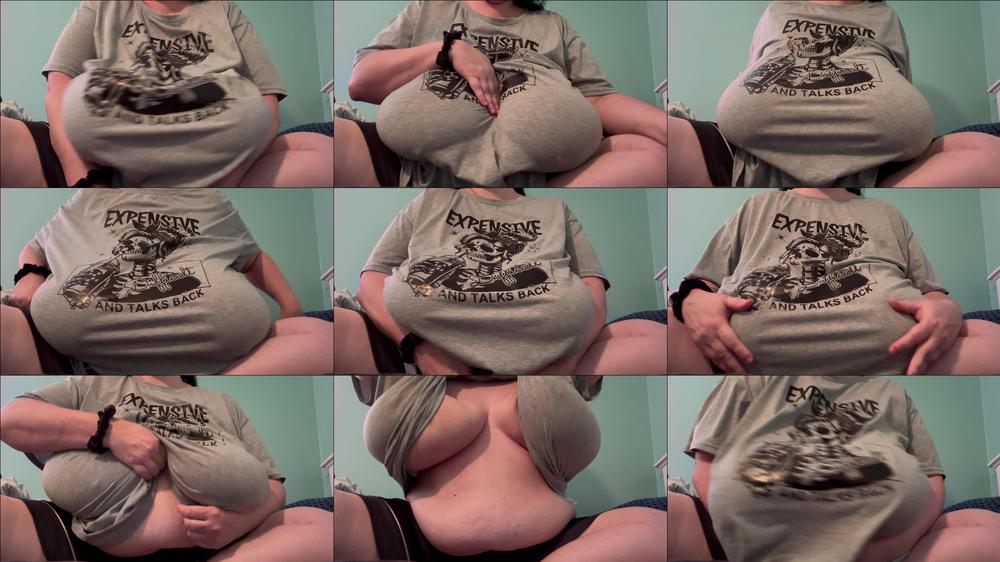 Big titties in a big tee - September 24, 2024