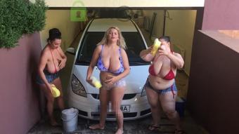 Car wash fun - May 25, 2018 (HugeBoobsErin)
