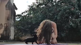 misssweetteen 28132478 stretching yoga. 1 (misssweetteen)