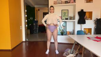 See through tops and panties tops tryout in 4K - February 22, 2024 (HugeBoobsErin)