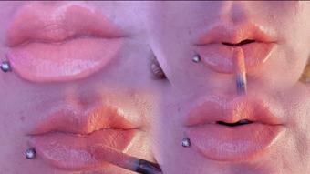 beige lip gloss [4k - July 16, 2024 (YourFetishBrat)