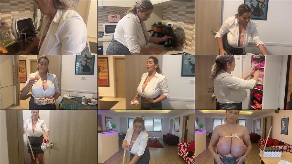 Tied up boobs housecleaning - November 13, 2024